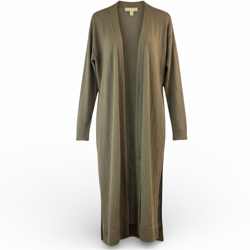 Michael Kors Open Cardigan Olive Green size S